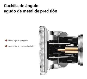 Foto 3 | Máquina para Cortar Cabello Inalámbrica-Venta Internacional