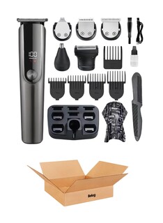 Foto 1 | 12 En 1 Afeitadora Rasuradora Barba Eléctrica Recargable Kit Negro
