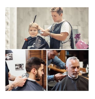 Foto 3 | Kit De Cortapelos Profesional Hombres Recortador Pelo Barba Plata