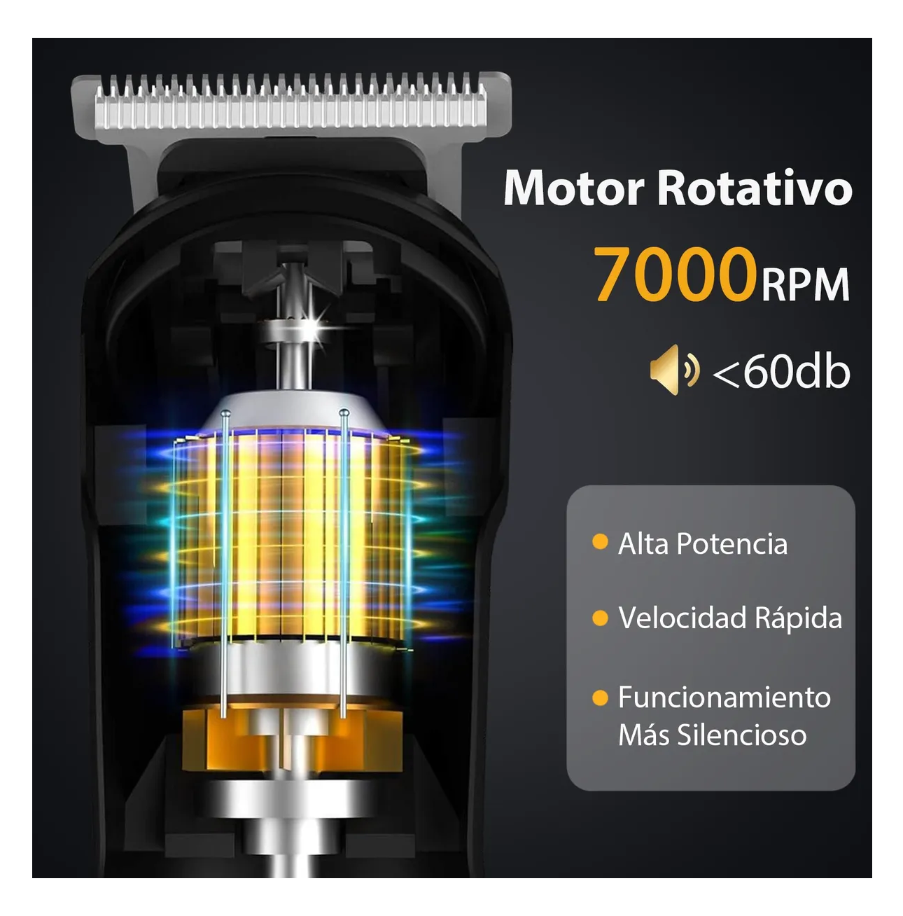 Foto 4 pulgar | 16 En 1 Maquina Para Cortar Cabello Rasuradora Eléctrica Barba Negro Dorado