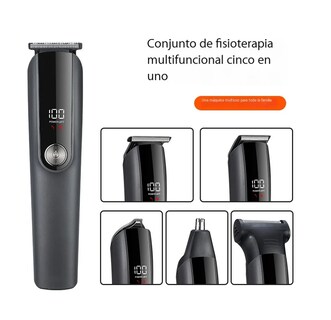 Foto 3 | 12 En 1 Afeitadora Rasuradora Barba Eléctrica Recargable Kit Negro