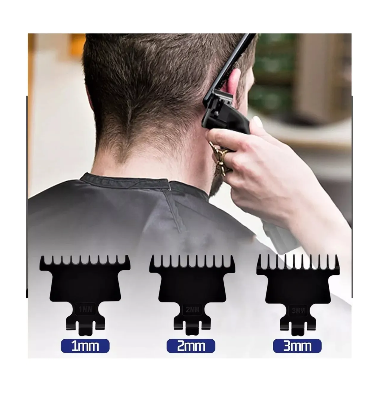 Foto 5 pulgar | Maquina Para Cortar Cabello Kit Cortadora Pelo Profesional Negro