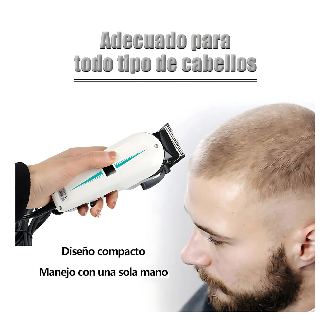 Foto 4 pulgar | Máquina Cortadora de Cabello Lab.G con 8 Accesorios