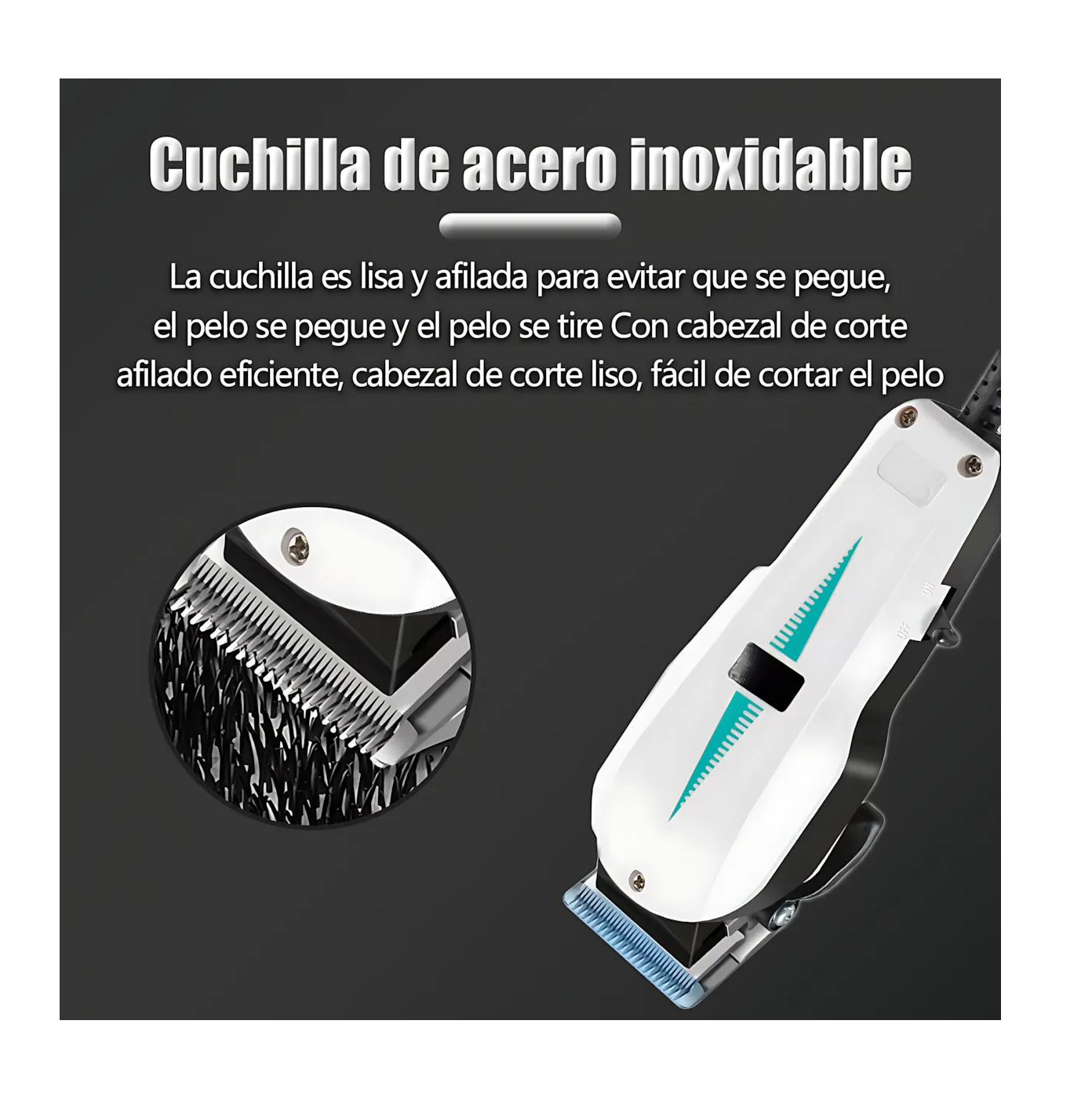 Foto 6 pulgar | Máquina Cortadora de Cabello Lab.G con 8 Accesorios