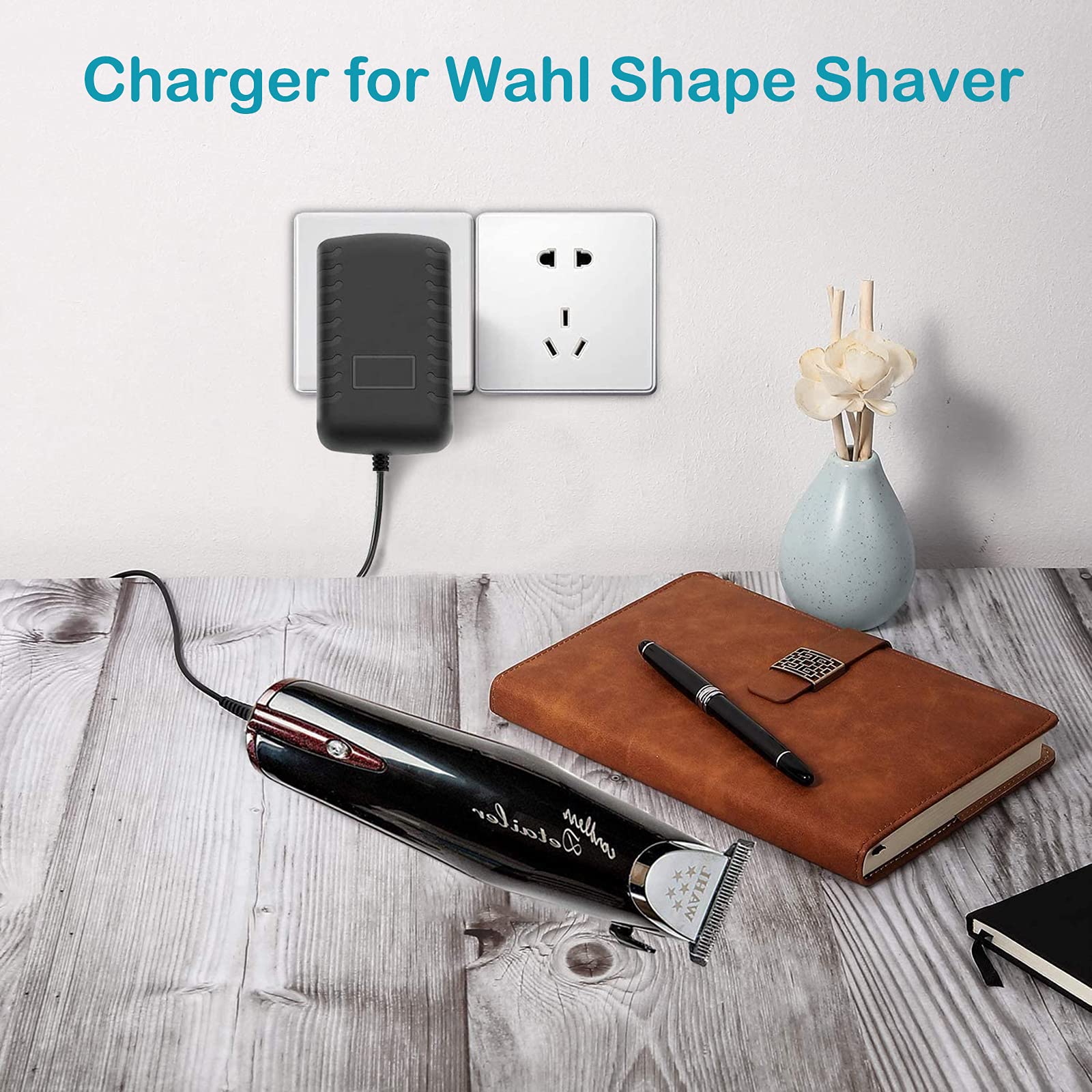 Foto 3 pulgar | Cargador De Cable De Alimentación De 2 V Para Wahl Shaver Shaper Trimmer 8061 - Venta Internacional.