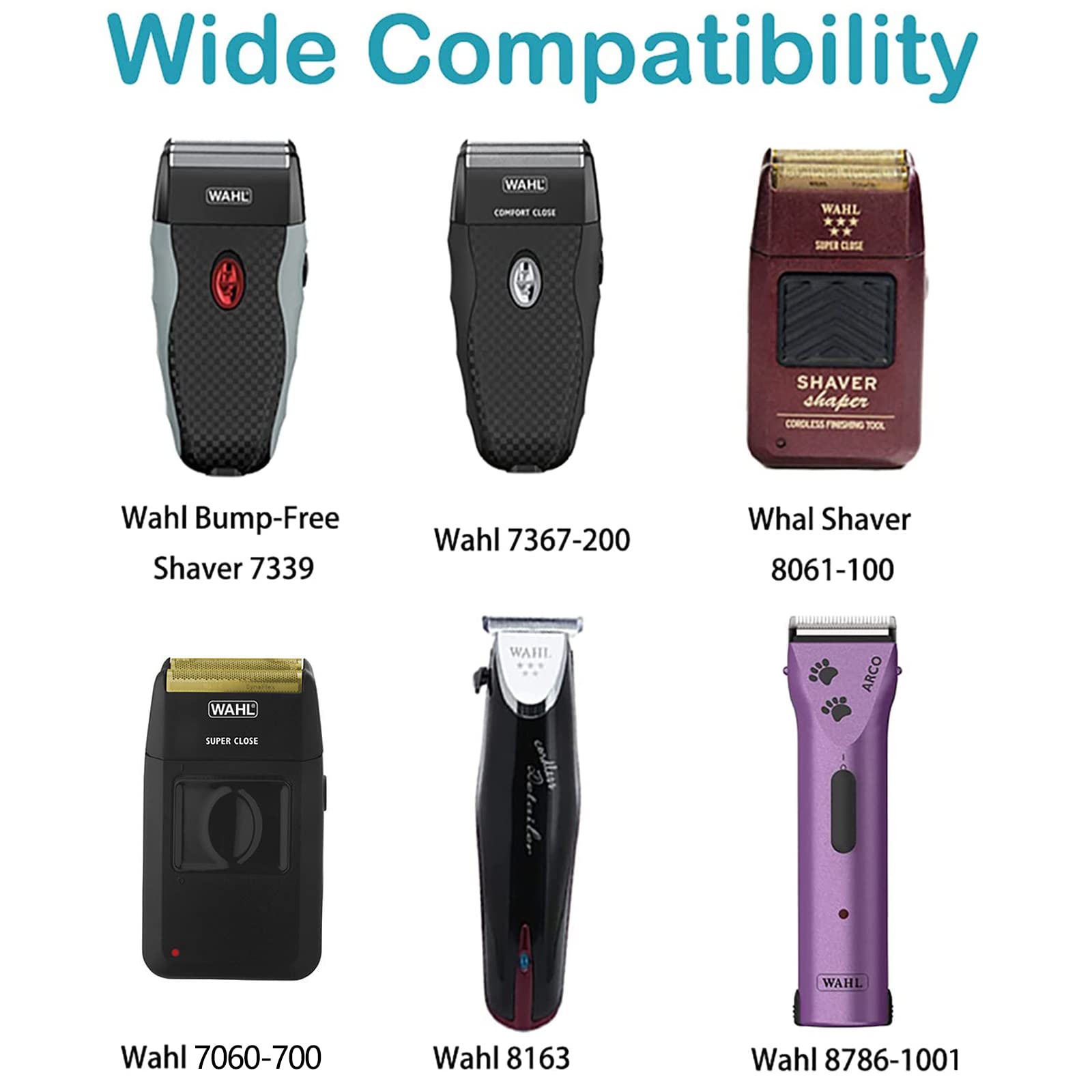 Foto 5 pulgar | Cargador De Cable De Alimentación De 2 V Para Wahl Shaver Shaper Trimmer 8061 - Venta Internacional.