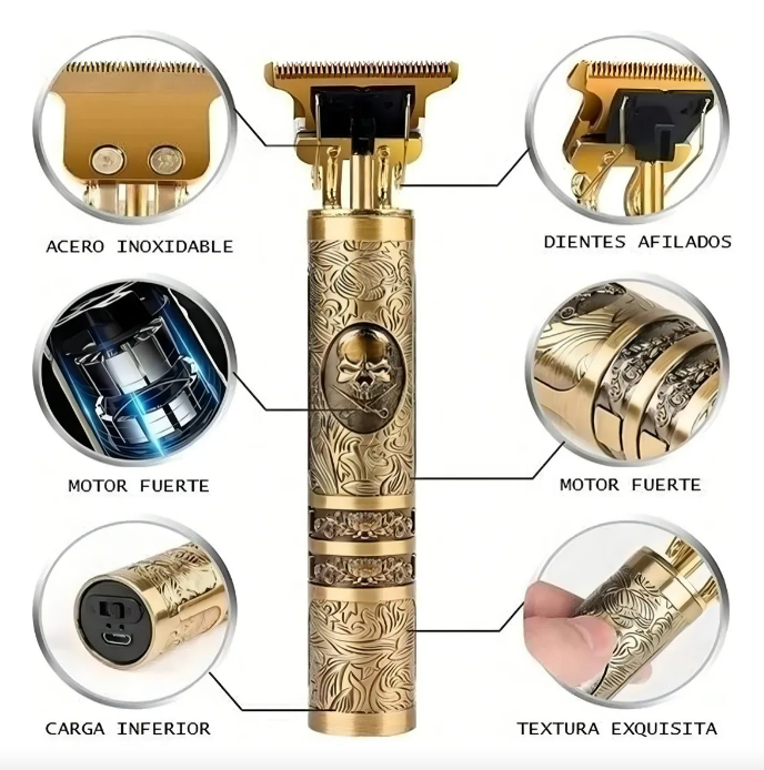 Foto 3 pulgar | Rasuradora Recargable de Cabello con 6 Accesorios