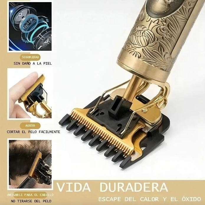 Foto 3 | Rasuradora Recargable de Cabello con 6 Accesorios