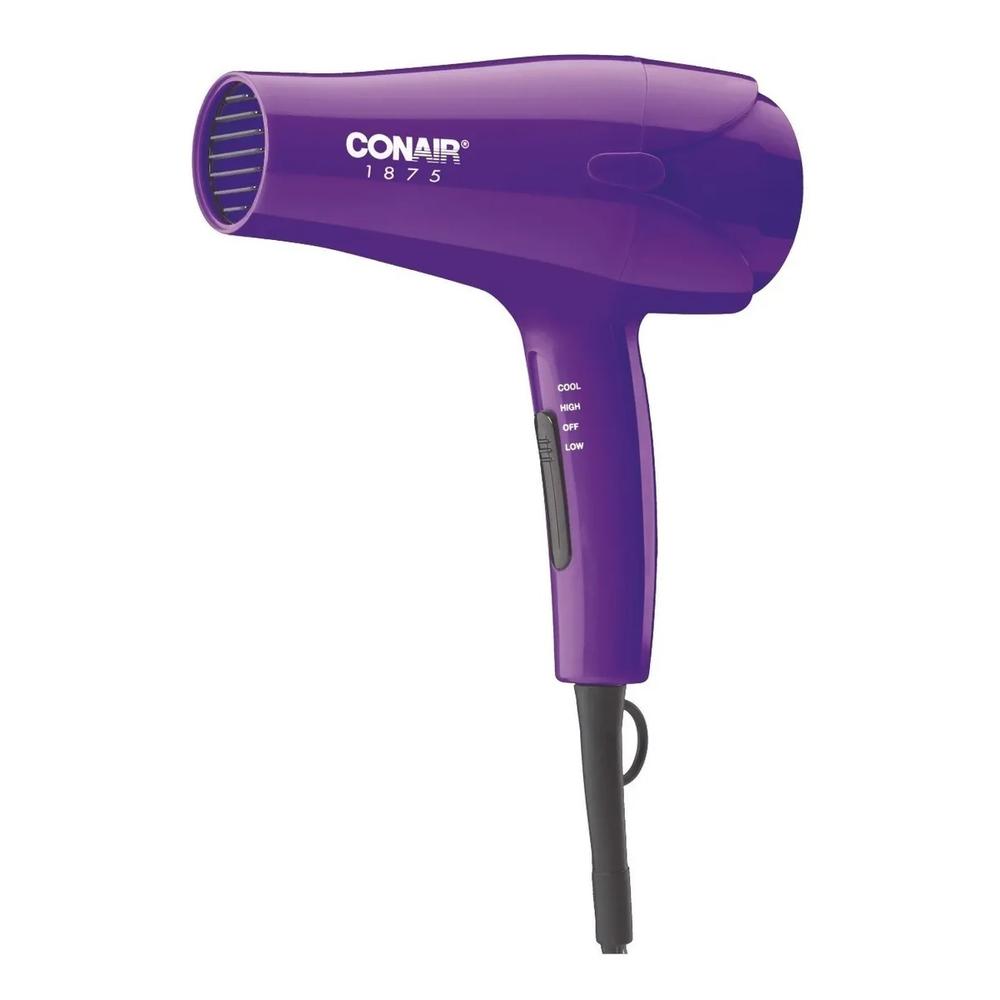 Secadora de Cabello Conair 246PES color Púrpura Iones Cerámica Compacta Viaje Ligera
