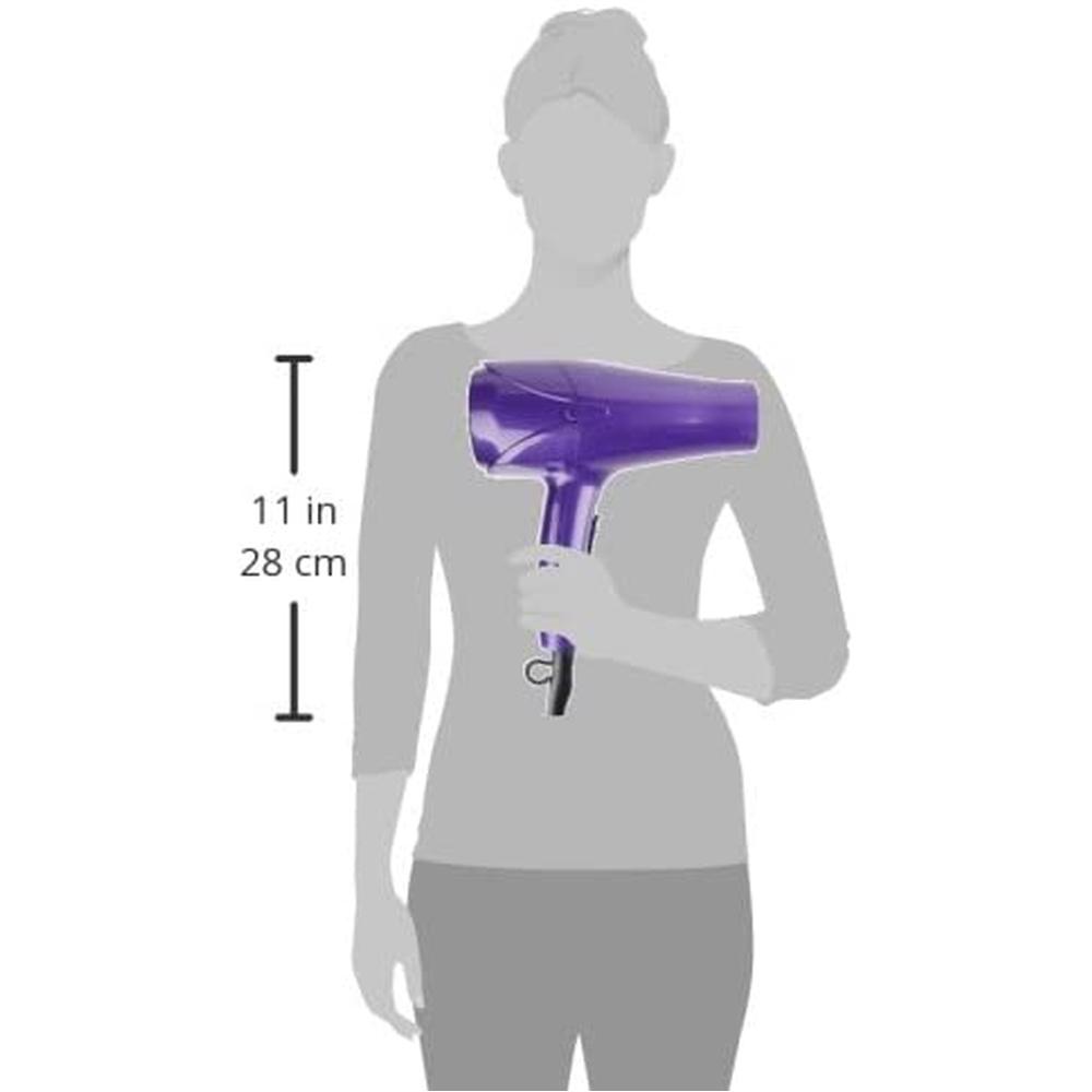 Foto 8 pulgar | Secadora de Cabello Conair 246PES color Púrpura Iones Cerámica Compacta Viaje Ligera