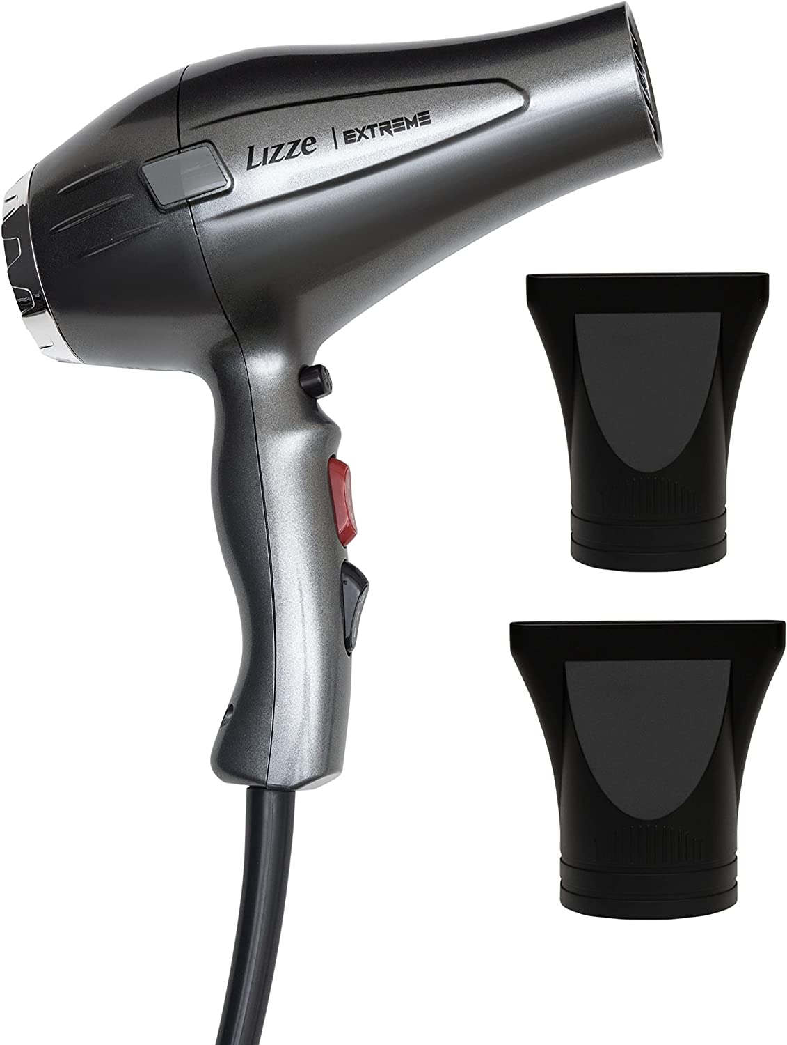 Foto 4 pulgar | Secadora De Cabello Lizze Extreme Gris 127v 529856