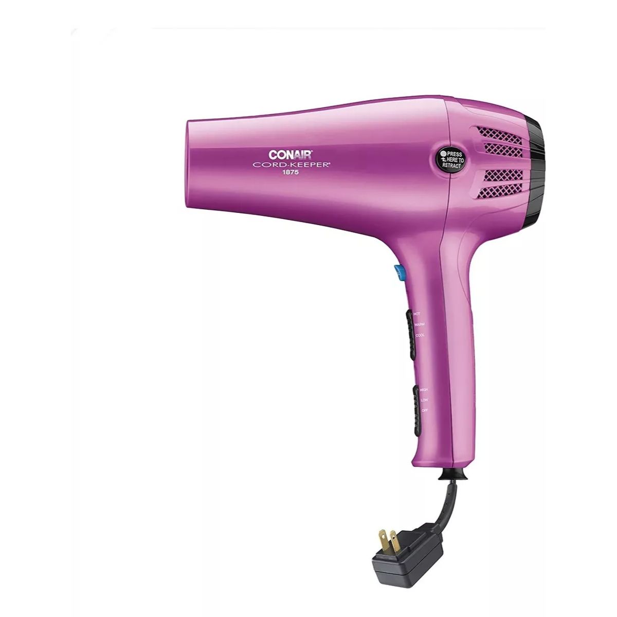 Foto 2 | Secadora Conair 209P color Rosa 1875w Guarda Cable