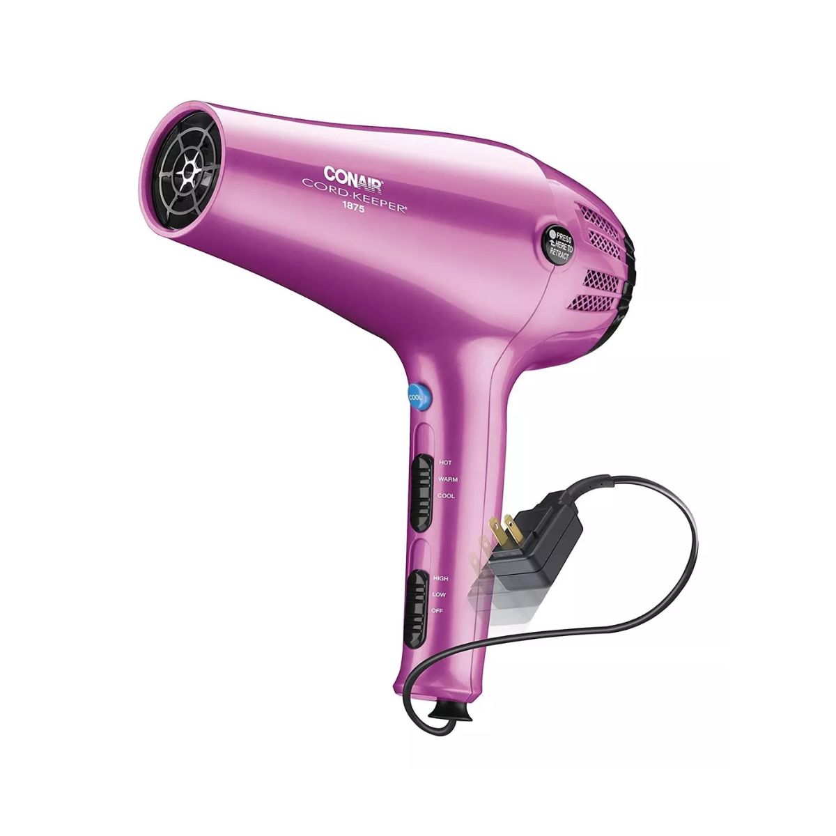 Foto 4 | Secadora Conair 209P color Rosa 1875w Guarda Cable