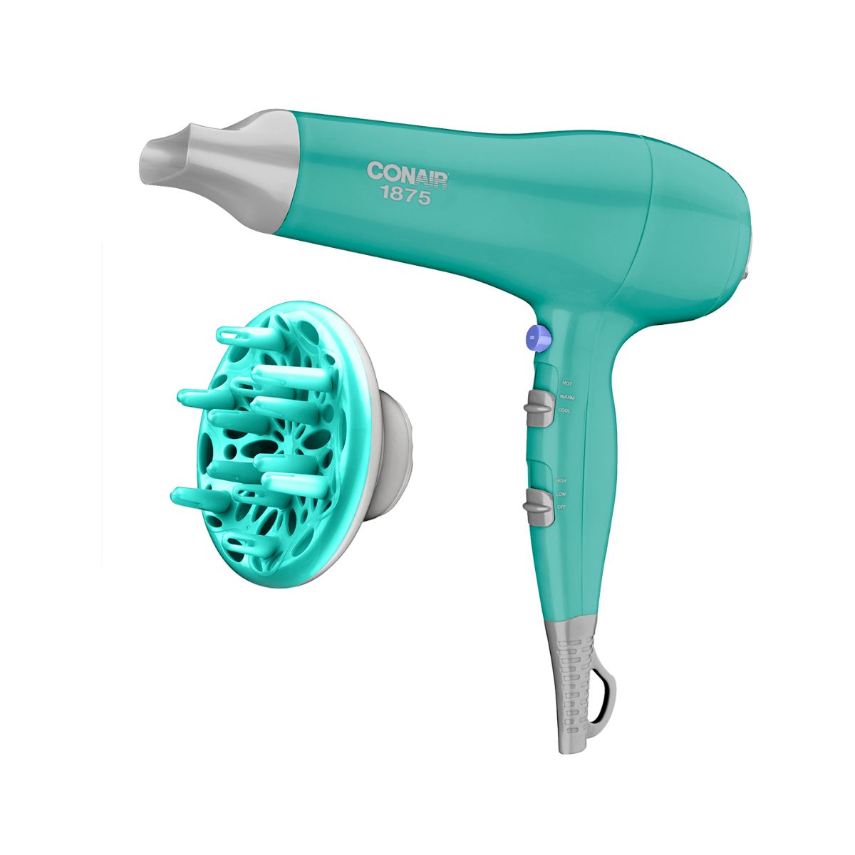 Secadora de Cabello Conair color Turquesa de 1875 W