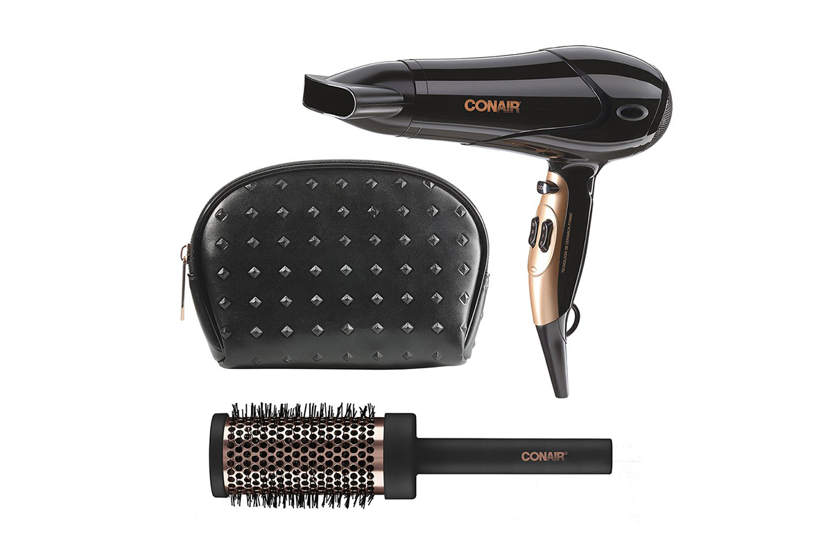Foto 5 pulgar | Secadora de Cabello Cerámica y Titanium Conair 3 Niveles 1875w color Negro
