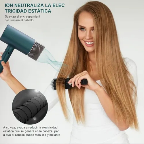 Foto 4 | Venta Internacional-Secador De Pelo Portátil 1600 Watts 3 Velocidades