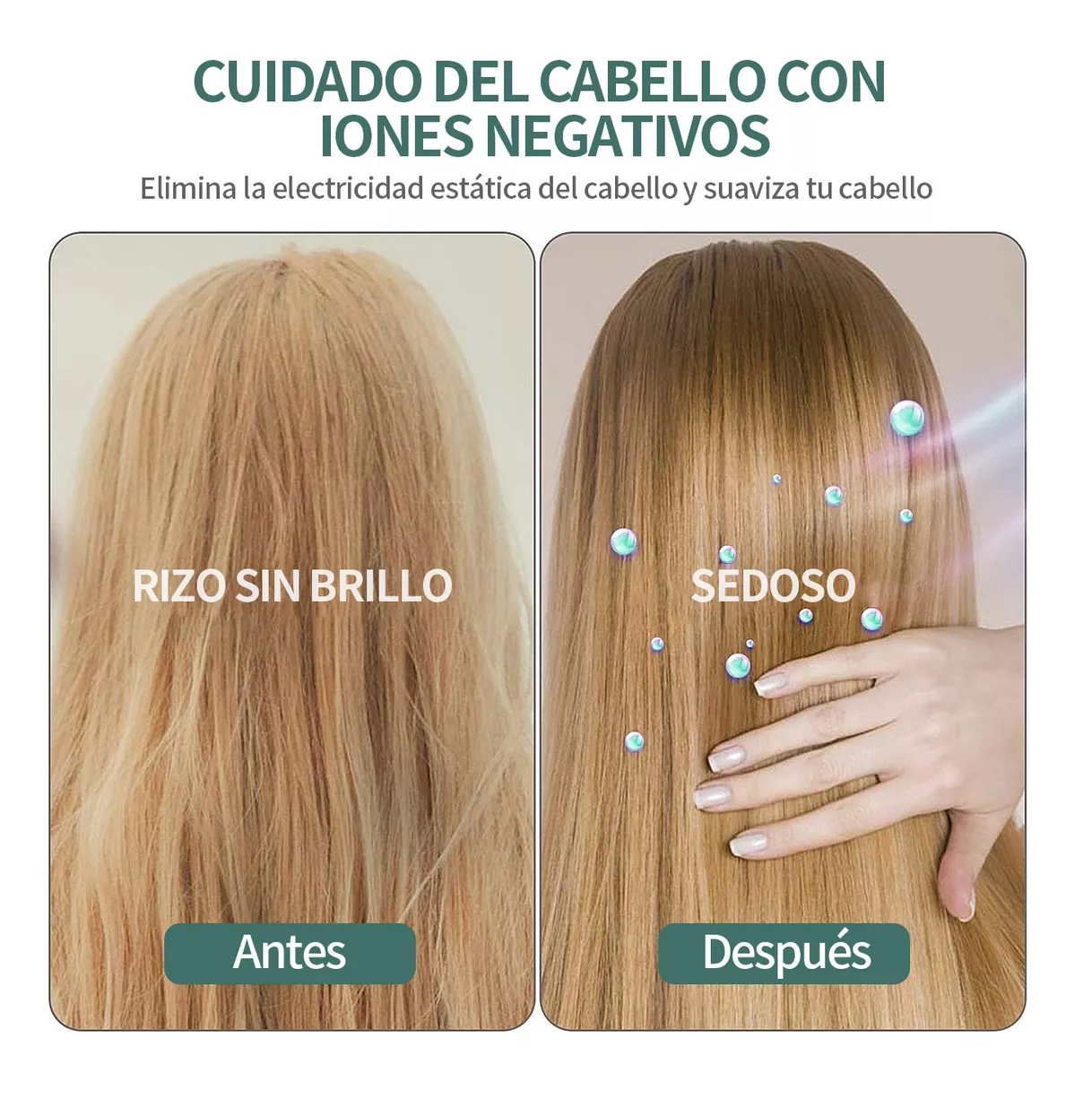 Foto 6 pulgar | Secadora De Cabello Profesional Plegable Portátil 1200w, Verde