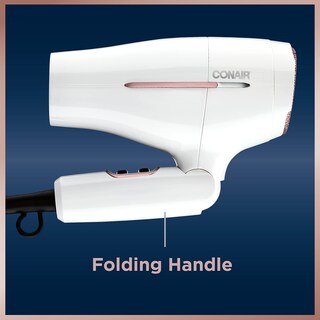 Foto 3 | Secador de Pelo de Viaje Conair 1875 Watt Worldwide con Tecnología de Voltaje Inteligente y Mango Plegable