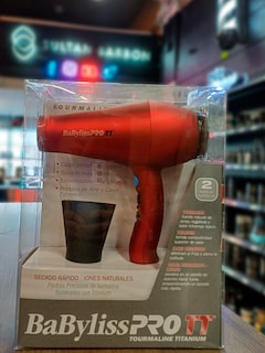 Foto 2 | Babyliss Secadora Con Turmalina Babtt5585es Color Rojo