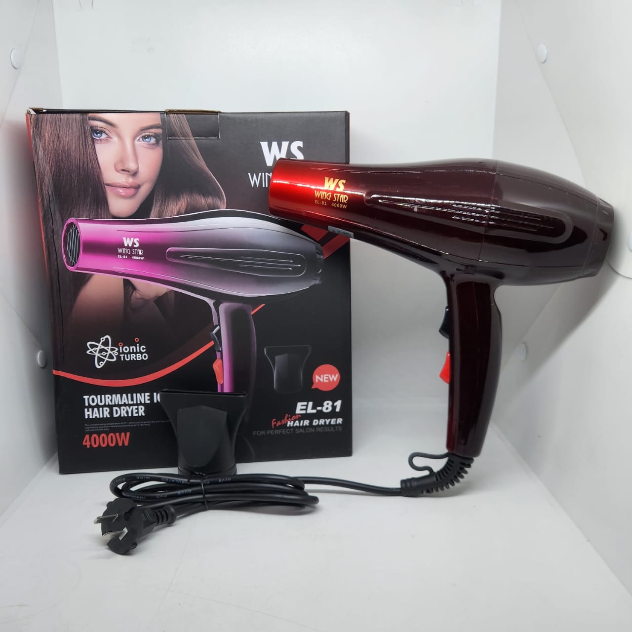 Foto 4 | Secadora Profesional 4000w Color Negro