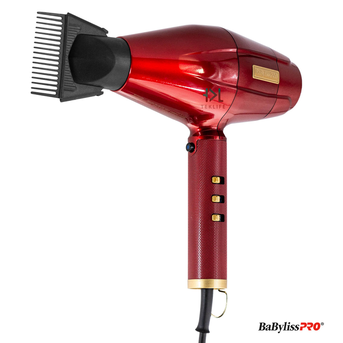 Foto 7 pulgar | Secadora Profesional BaBylissPRO Roja Redfx Turbo para Cabello