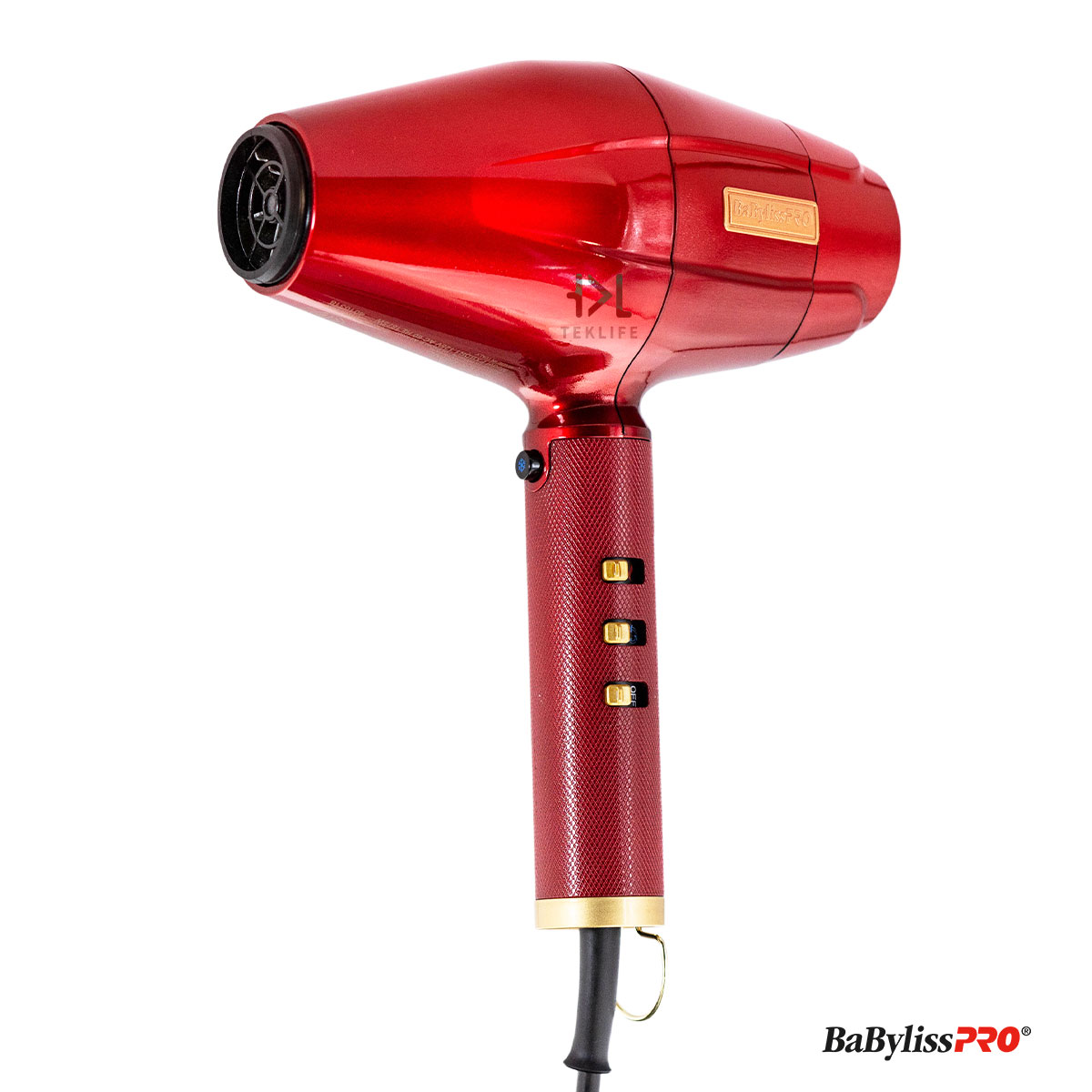 Foto 7 | Secadora Profesional BaBylissPRO Roja Redfx Turbo para Cabello