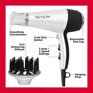 Foto 5 | Secadora de Pelo Revlon Infrared 1875w Lift Body- Venta Internacional