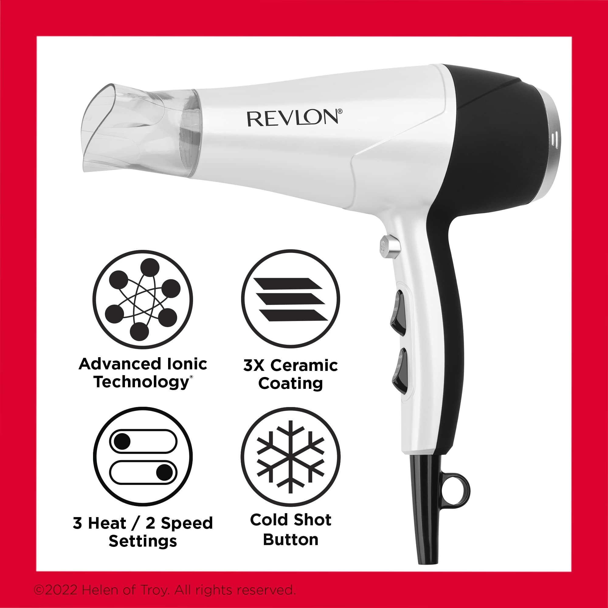 Foto 7 pulgar | Secadora de Pelo Revlon Infrared 1875w Lift Body- Venta Internacional