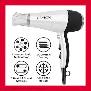 Foto 6 | Secadora de Pelo Revlon Infrared 1875w Lift Body- Venta Internacional