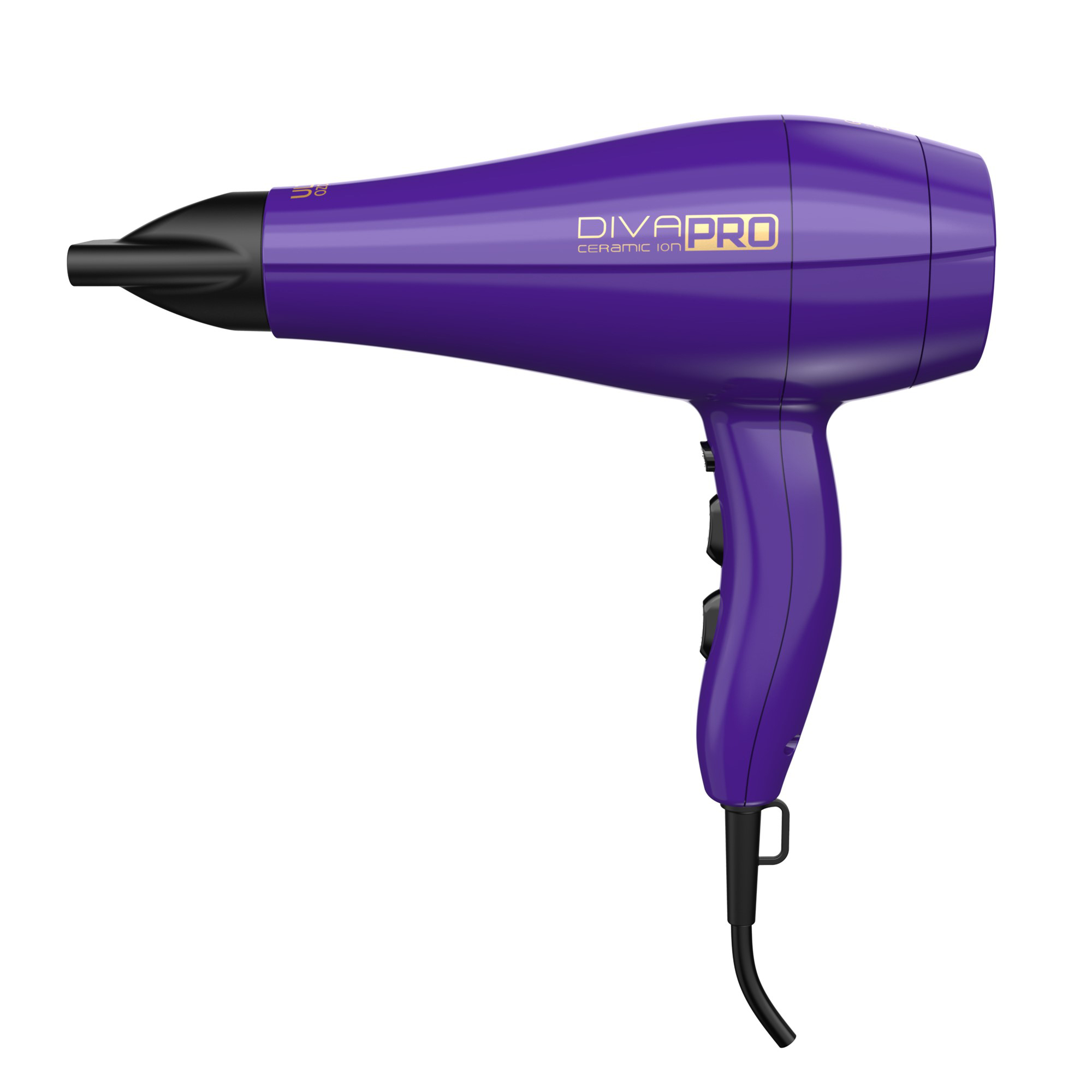 Foto 4 pulgar | Secadora De Cabello Gama Diva 4d Therapy Salon Pro 2100w Morada