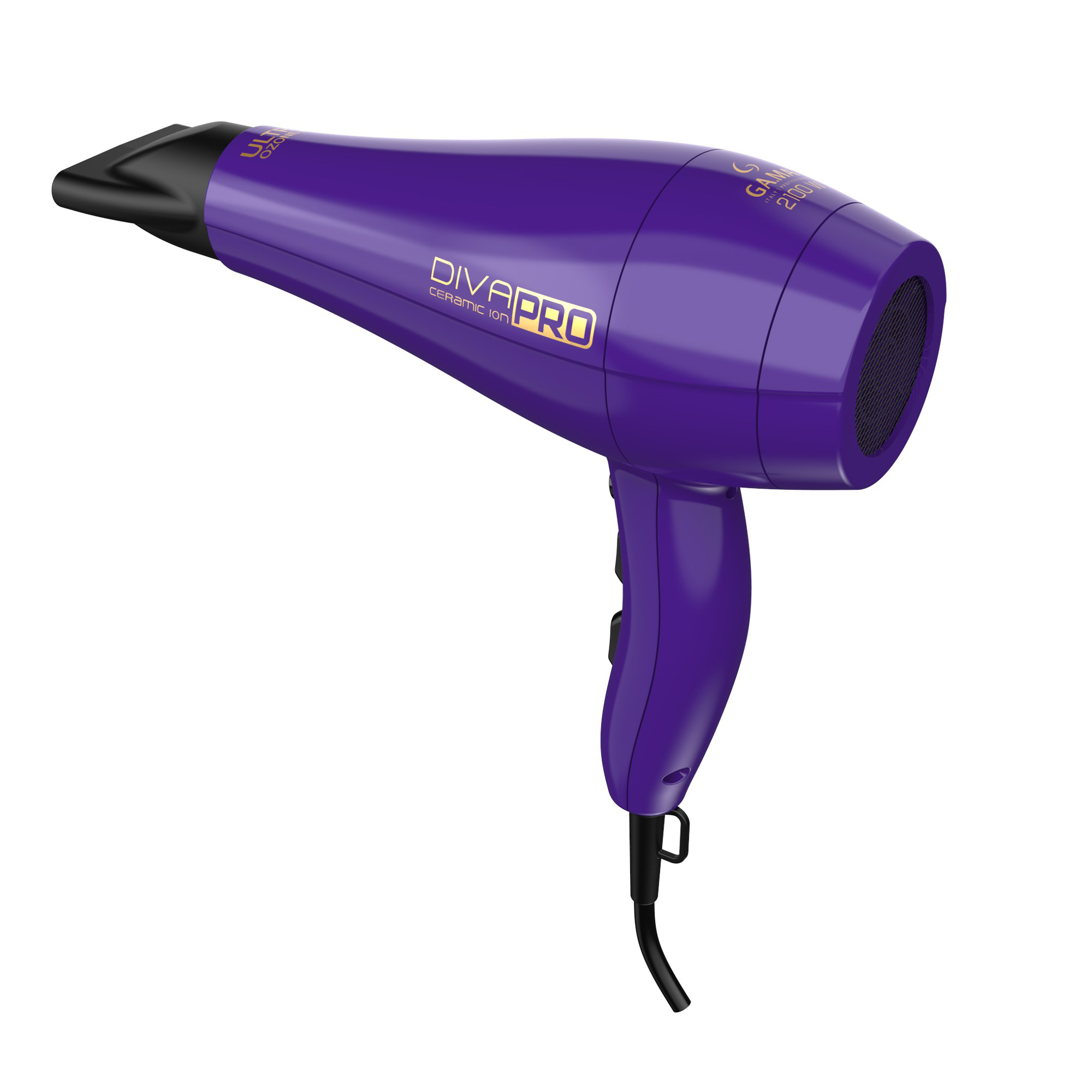 Foto 5 pulgar | Secadora De Cabello Gama Diva 4d Therapy Salon Pro 2100w Morada