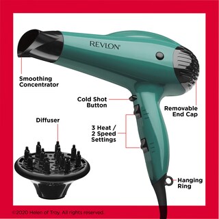 Foto 6 | Secadora de Cabello Revlon con Accesorios-Venta Internacional
