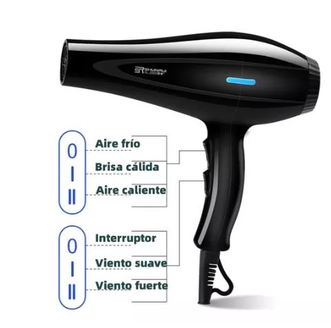 Foto 4 pulgar | Secador de Pelo Wünd Ion Negativo 2000w