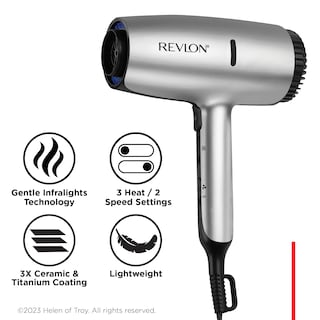 Foto 4 | Secador de Pelo Revlon Dry Max Triple Ceramic Titanium Ionic - Venta Internacional