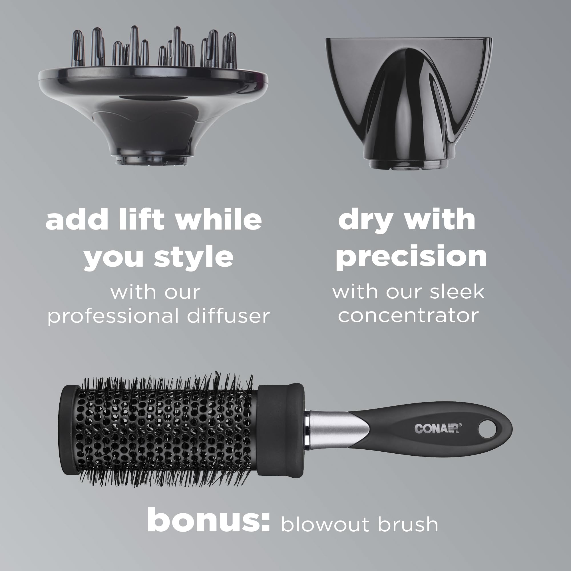 Foto 6 pulgar | Secador Conair Infinitipro con Difusor Salon Performance - Venta Internacional