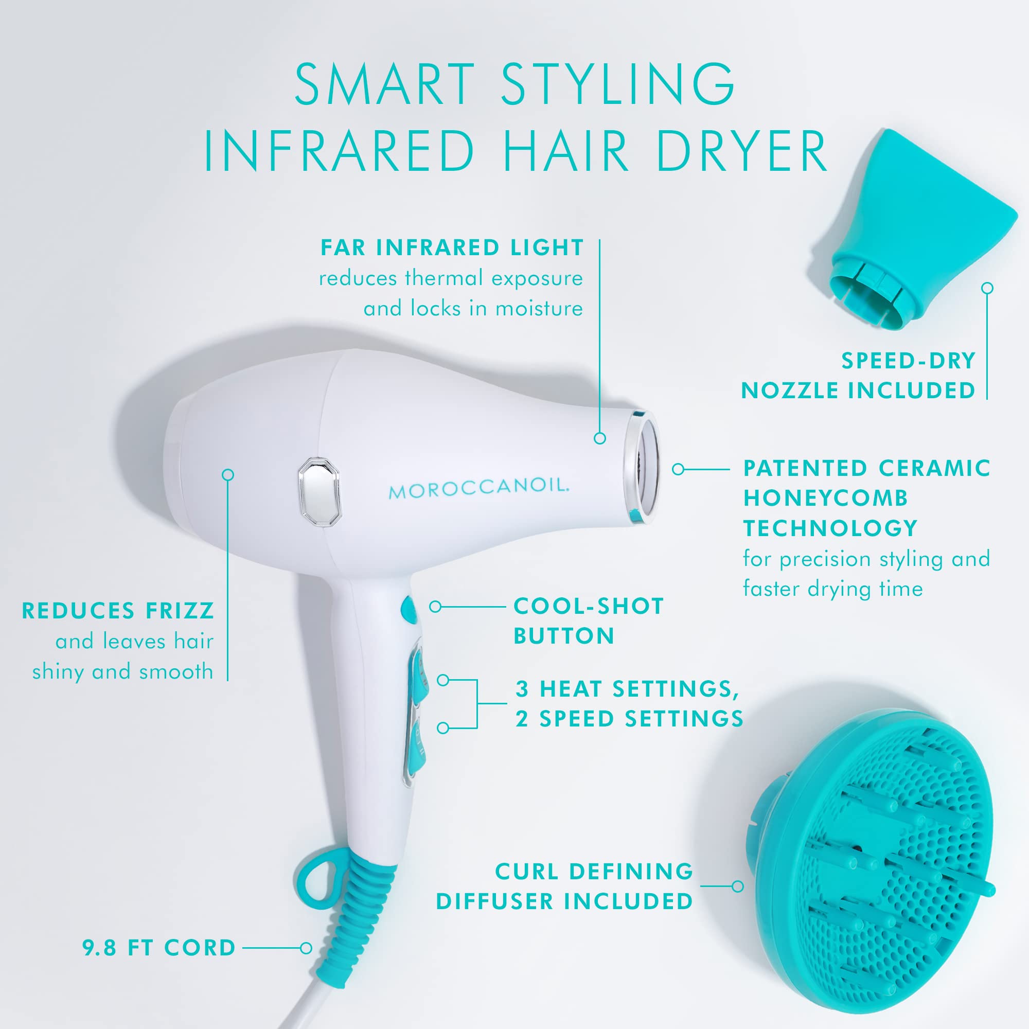 Foto 4 pulgar | Secador De Cabello Moroccanoil Smart Styling Infrared - Venta Internacional