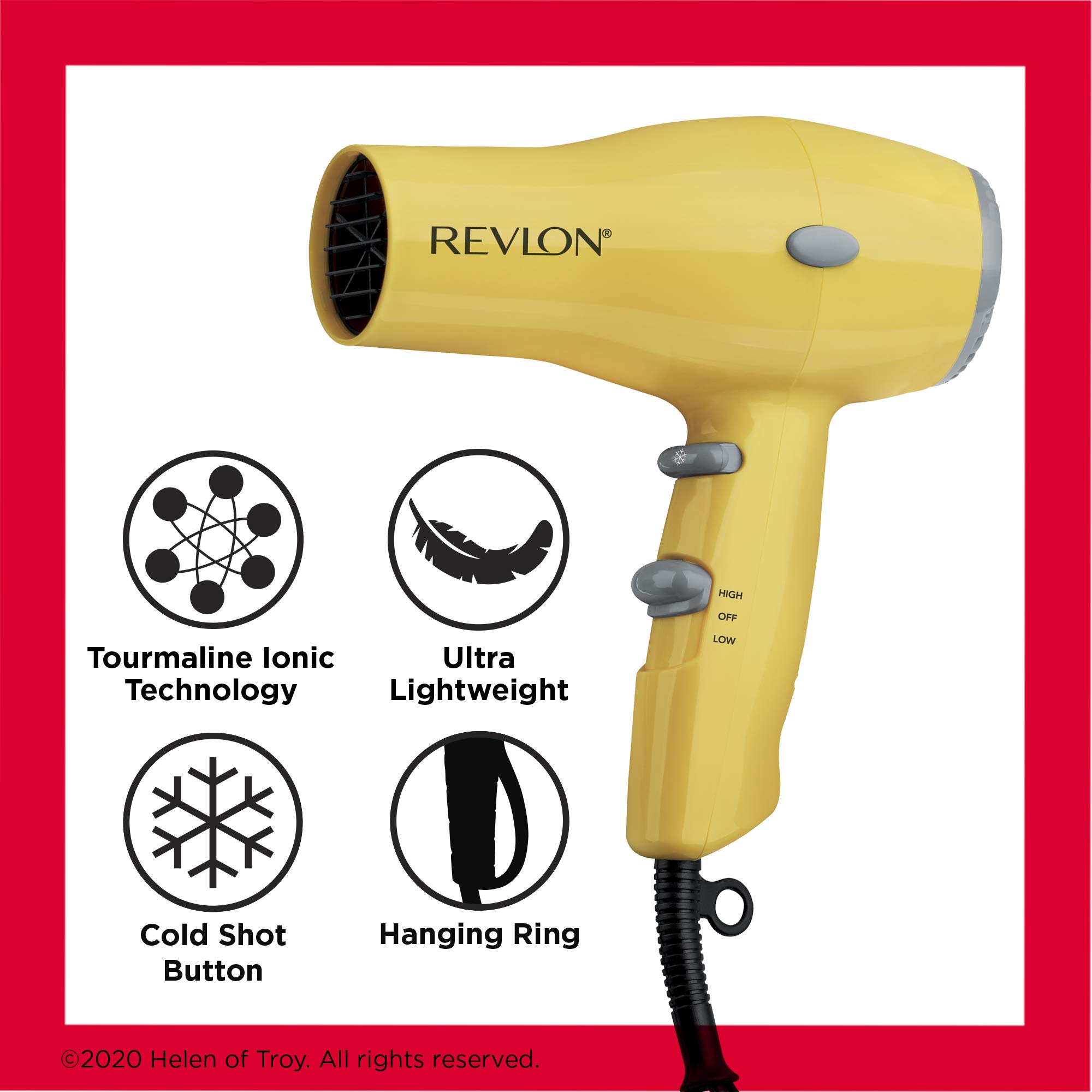 Foto 6 pulgar | Secadora de Pelo Revlon Compact 1875w Amarilla - Venta Internacional