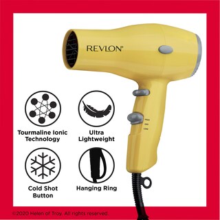 Foto 5 | Secadora de Pelo Revlon Compact 1875w Amarilla - Venta Internacional