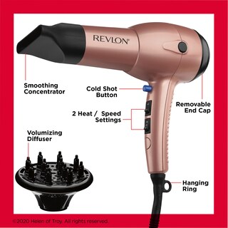 Foto 5 | Secador de Pelo Revlon Light & Fast 1875w con Revestimiento Cerámico Iónico - Venta Internacional