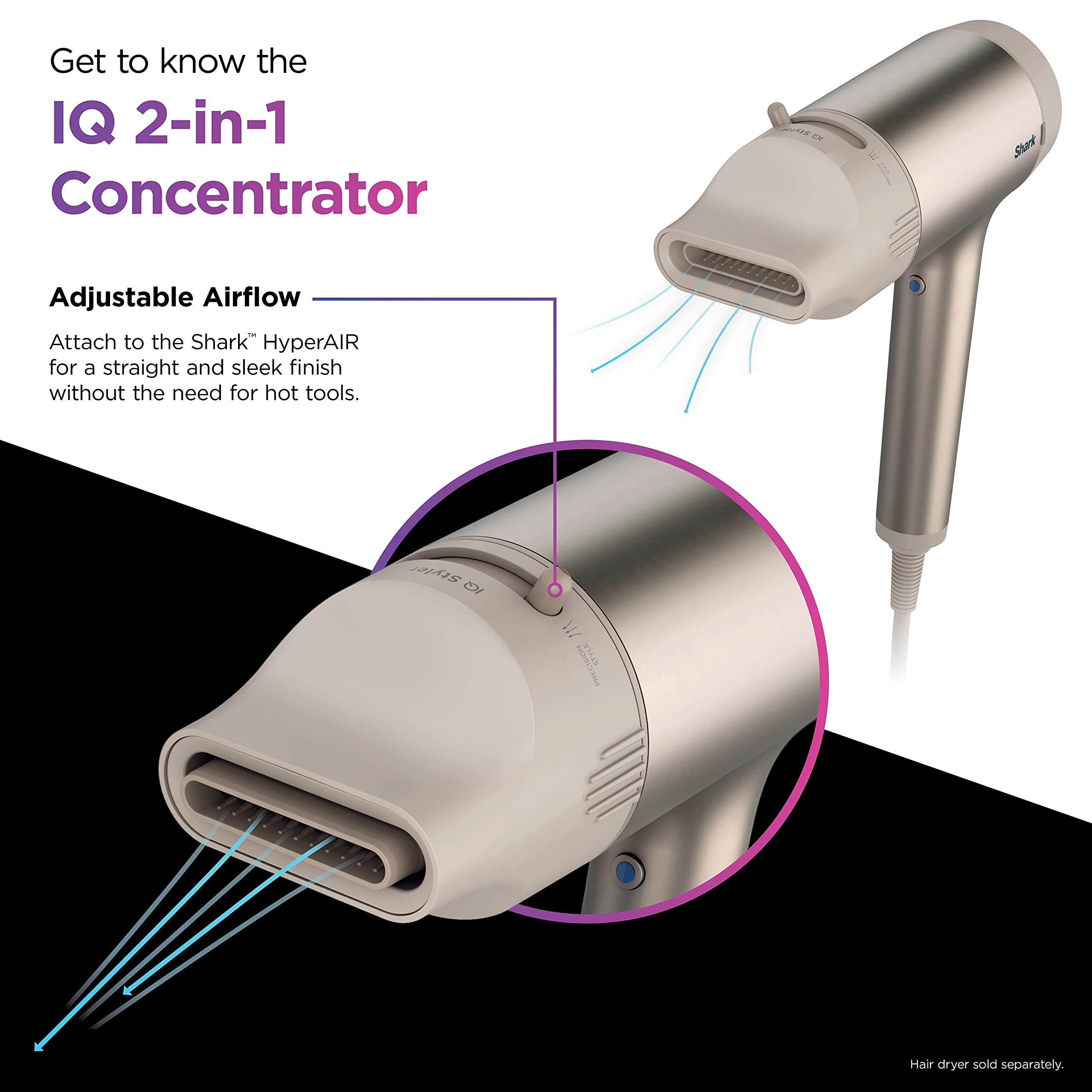 Foto 3 pulgar | Accesorio Concentrador Shark Xskhd121ca Iq Para Hyperair - Venta Internacional.