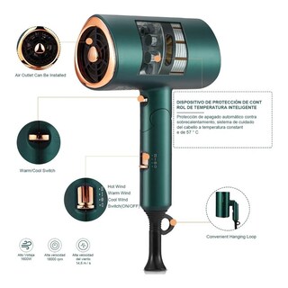 Foto 7 | Secadora de Cabello Xinest Portátil de 1200 w