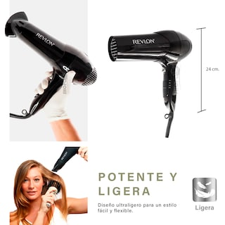 Foto 2 | Secadora Revlon Secado Rapido Con Concentrador Semi Profesional Alambrica