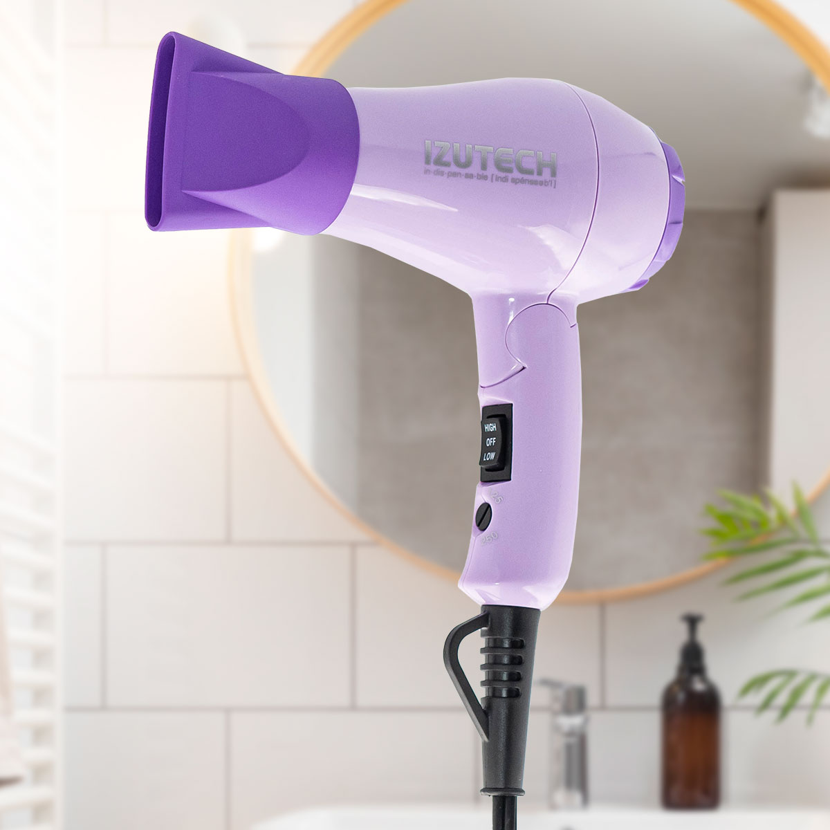 Foto 8 | Secadora Plegable De Doble Voltaje Izutech Toro 2400 Mini