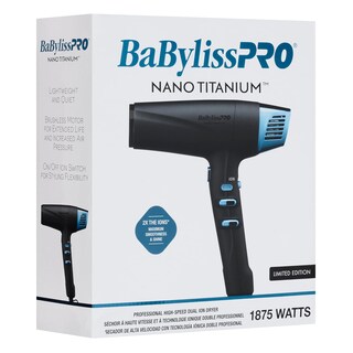 Foto 4 | Secadora Babyliss Negro 3 Vel Nanotitanium 1600w Bntmb9100es