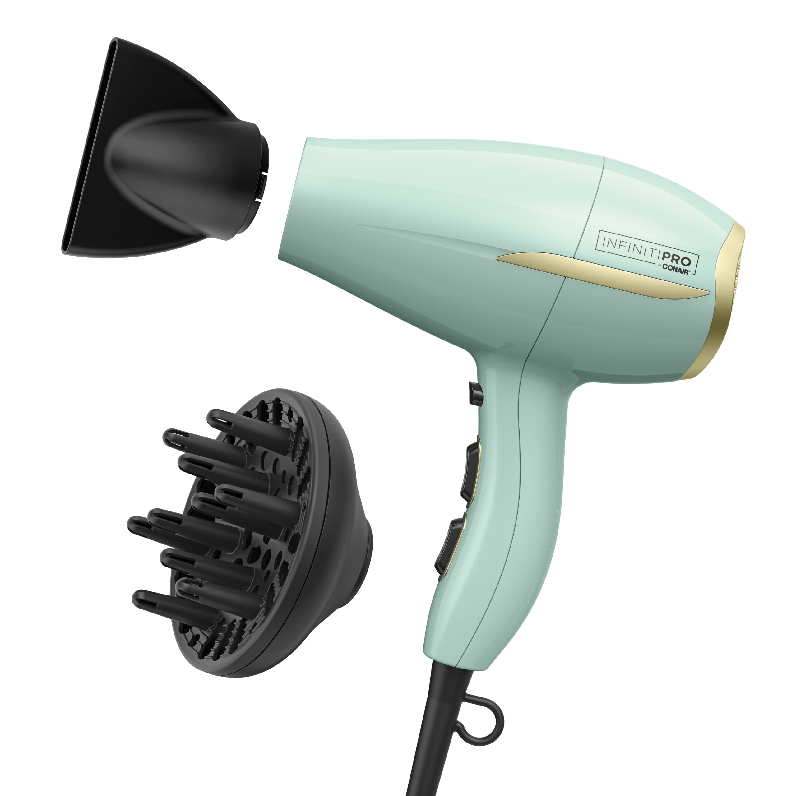 Secador de Pelo Conair Infinitipro Heat Protect 1875w con Difusor - Venta Internacional