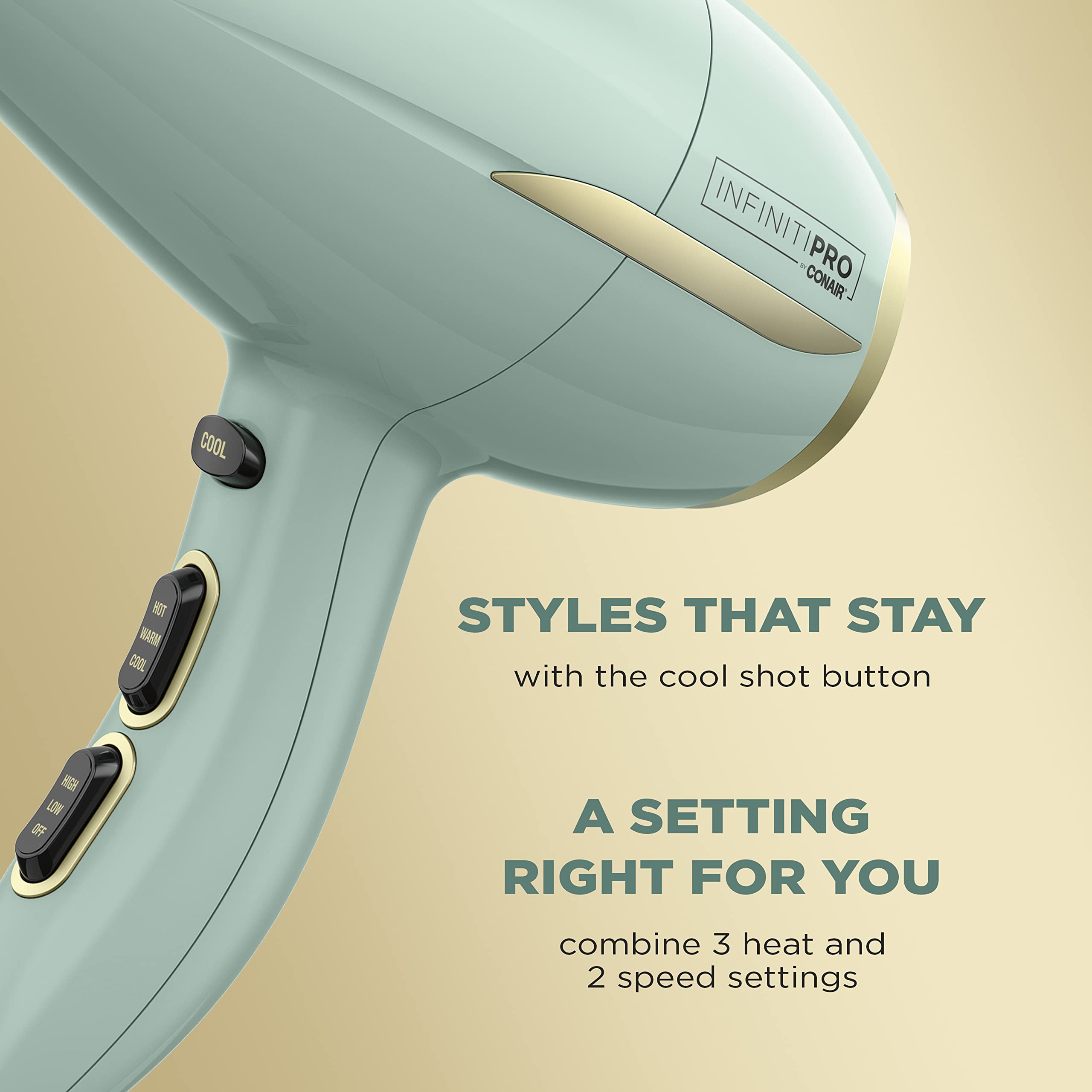 Foto 5 pulgar | Secador de Pelo Conair Infinitipro Heat Protect 1875w con Difusor - Venta Internacional