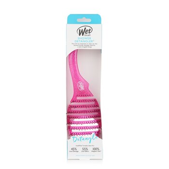 Foto 4 pulgar | Cepillo Húmedo Shower Detangler Pink Glitter - Venta Internacional.