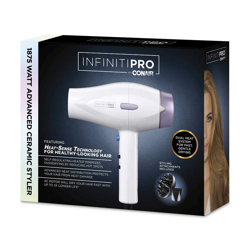 Foto 7 pulgar | Secador De Pelo Conair Infinitipro 1875w Advanced Ceramic - Venta Internacional.