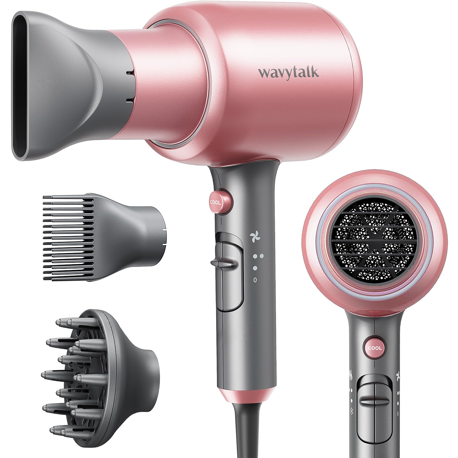 Foto 2 pulgar | Secador De Pelo Wavytalk Professional Ionic 1875w Para Cabello Rizado - Venta Internacional.