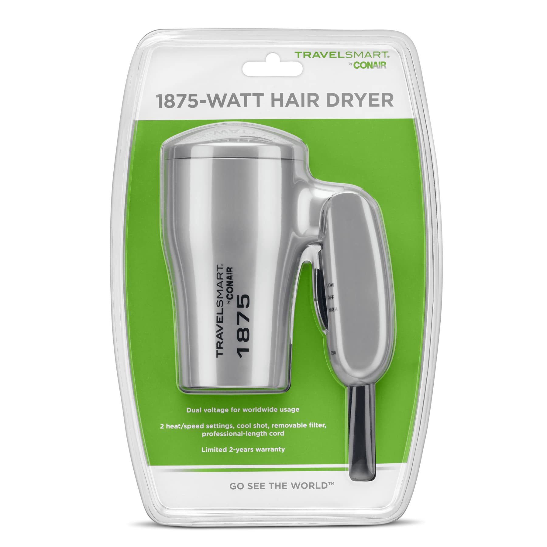 Foto 7 pulgar | Secadora de Cabello Conair Plegable-Venta Internacional